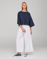 Dimple Top - Navy