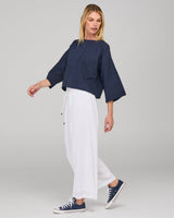 Dimple Top - Navy