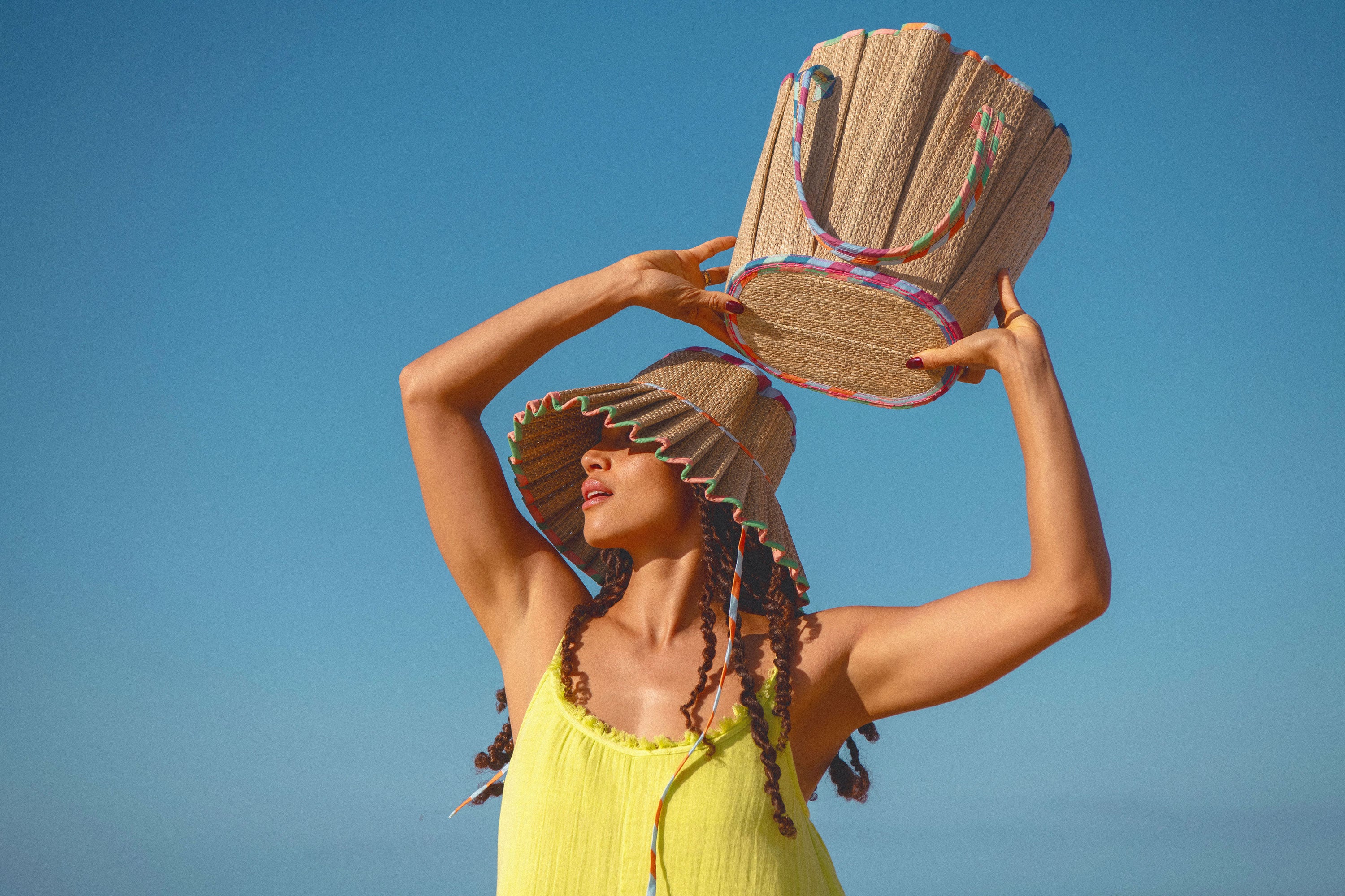 Midi Tropez Tote - Confetti Coast