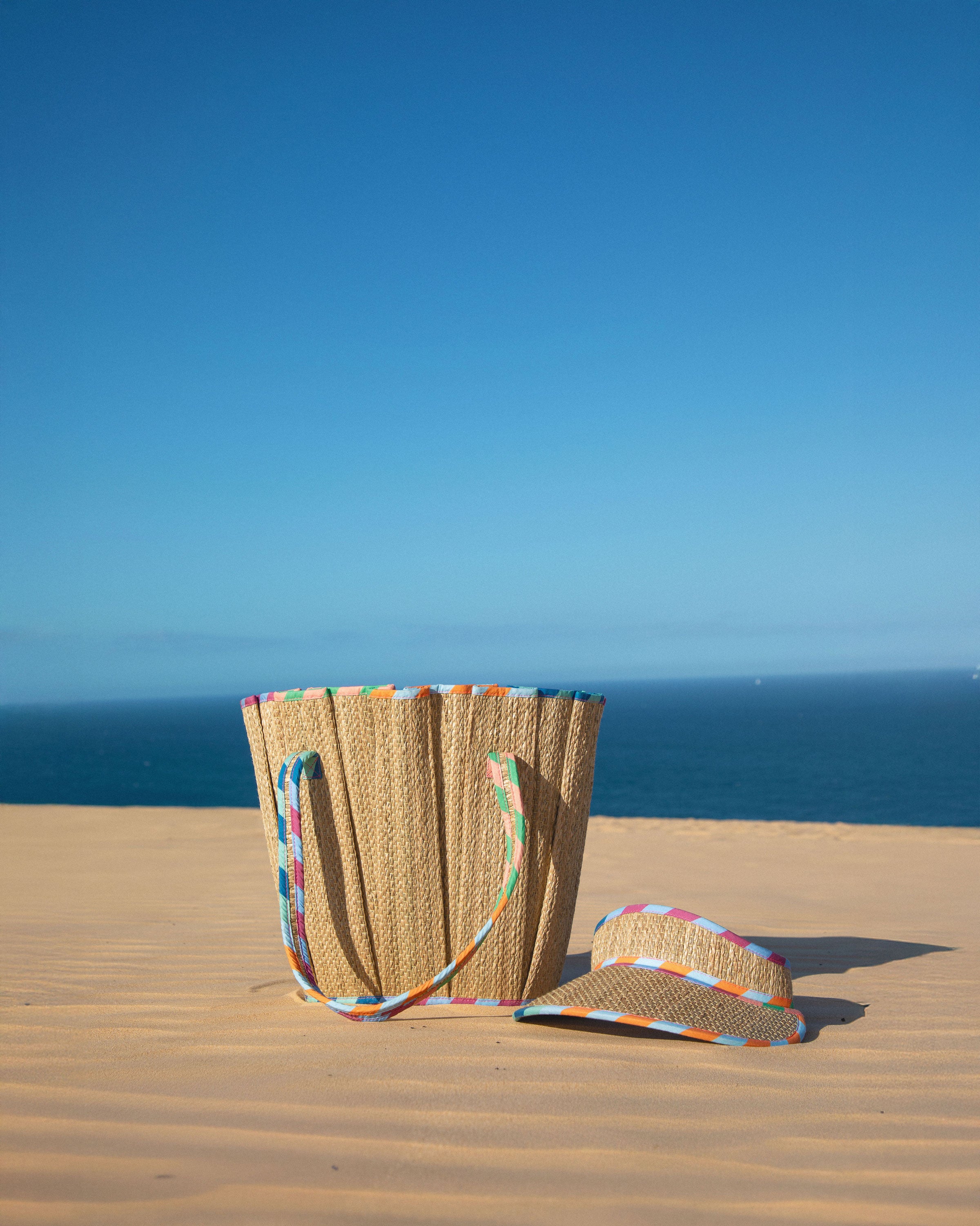 Midi Tropez Tote - Confetti Coast