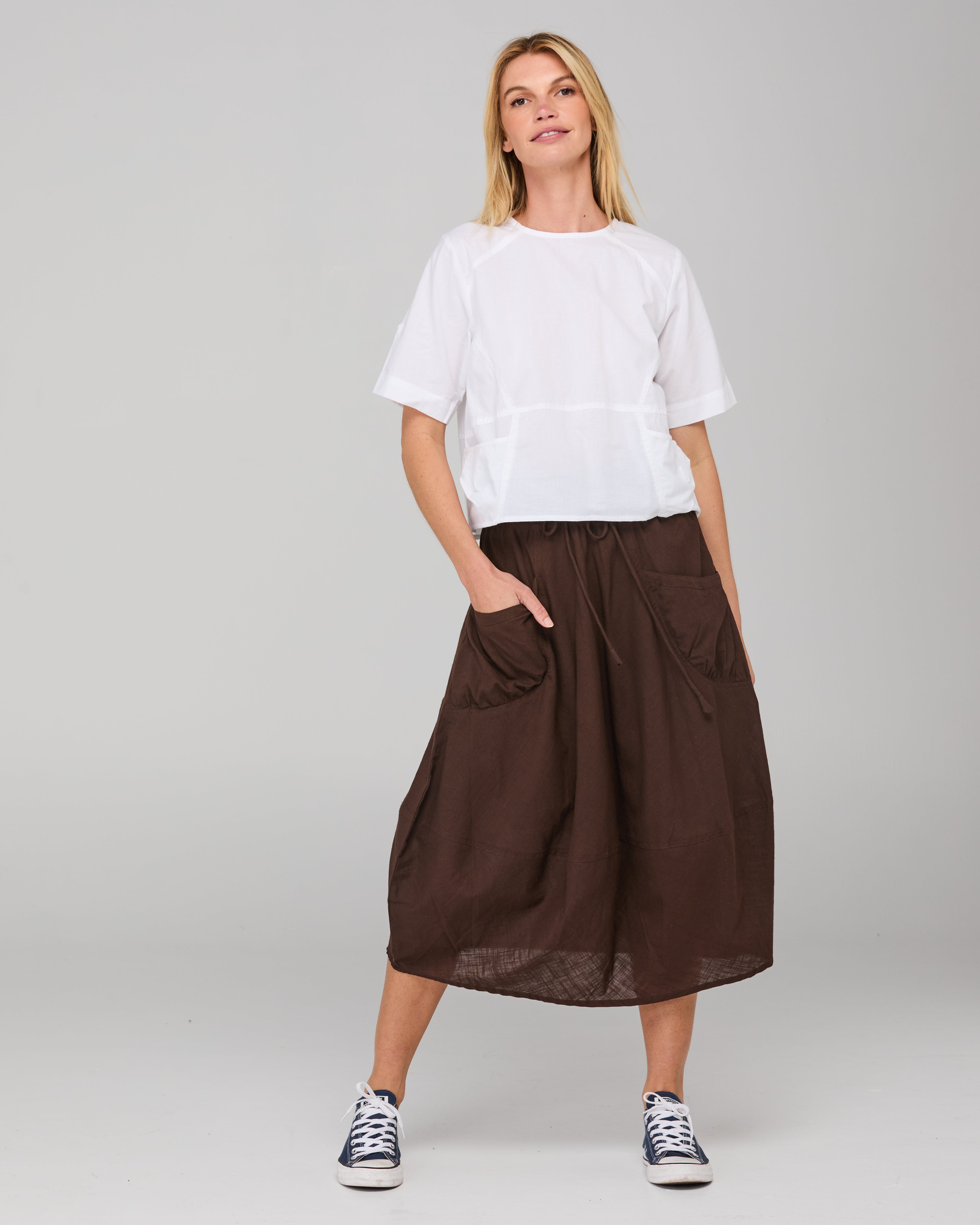 Guru Skirt - Ground Coffee