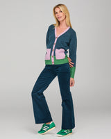 Poet Cardigan - Blue Multi