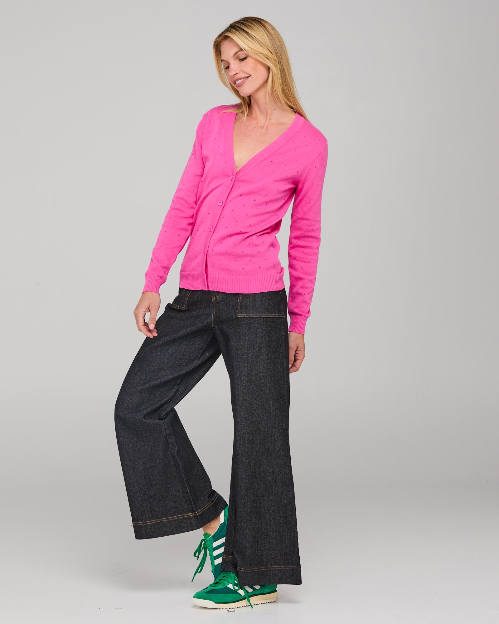 Lora Cardigan - Deep Pink