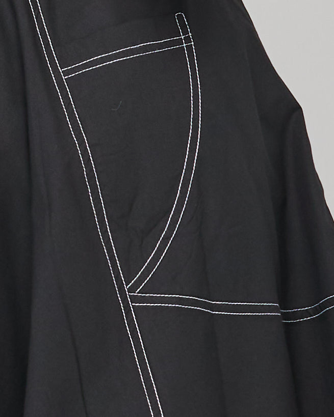 Guru Pant - Black/White Stitching