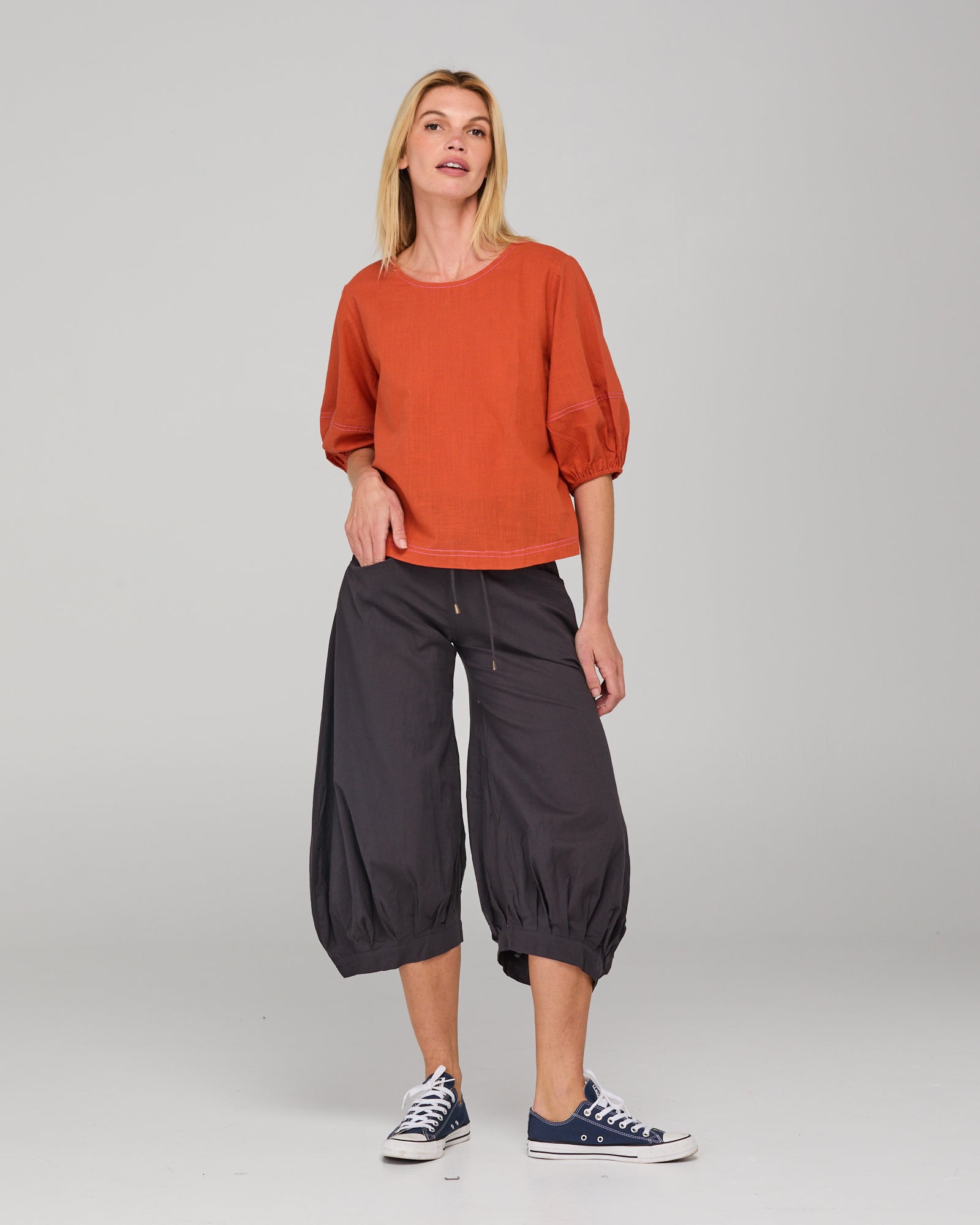 Ava Top - Burnt Orange
