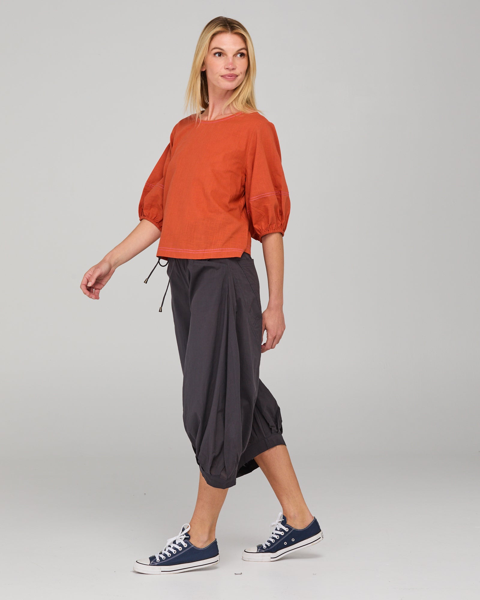 Ava Top - Burnt Orange