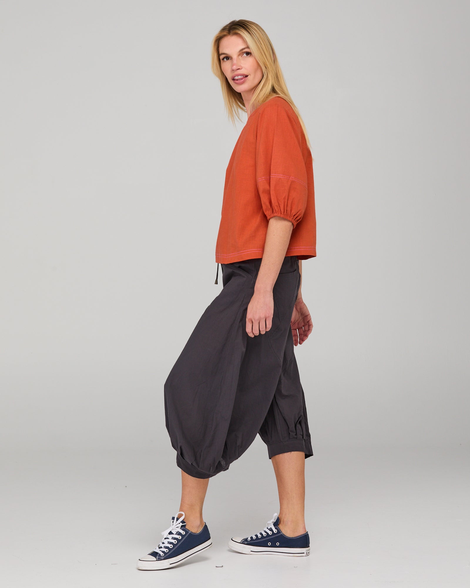 Ava Top - Burnt Orange