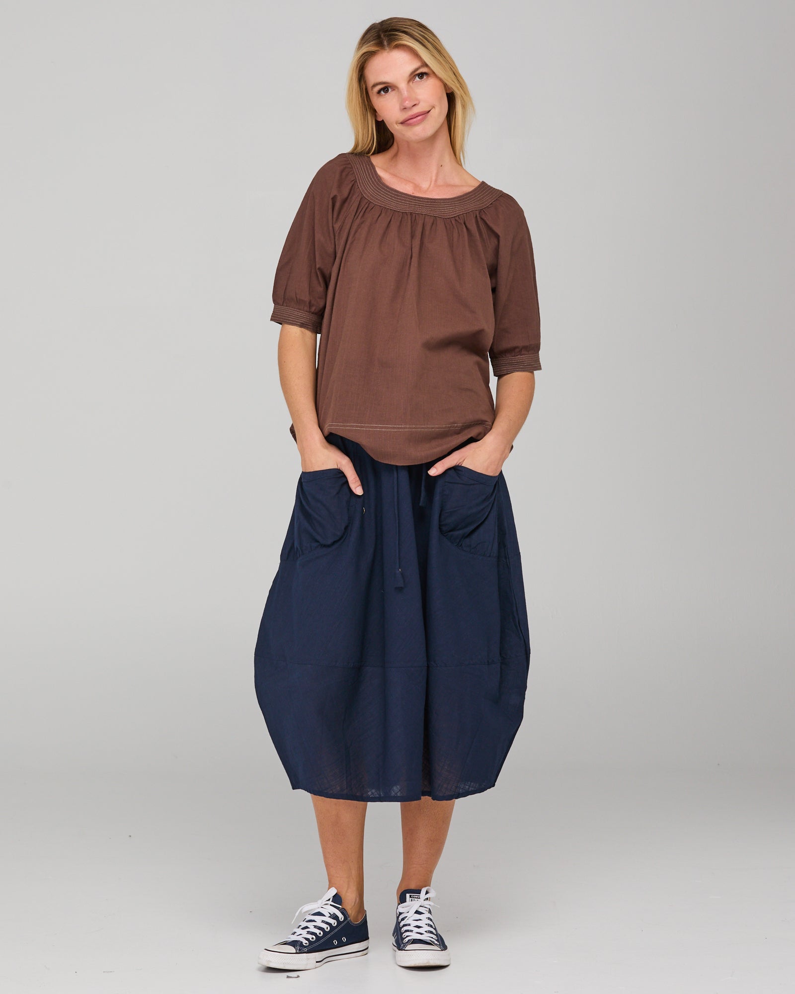 Bliss Top - Dark Taupe