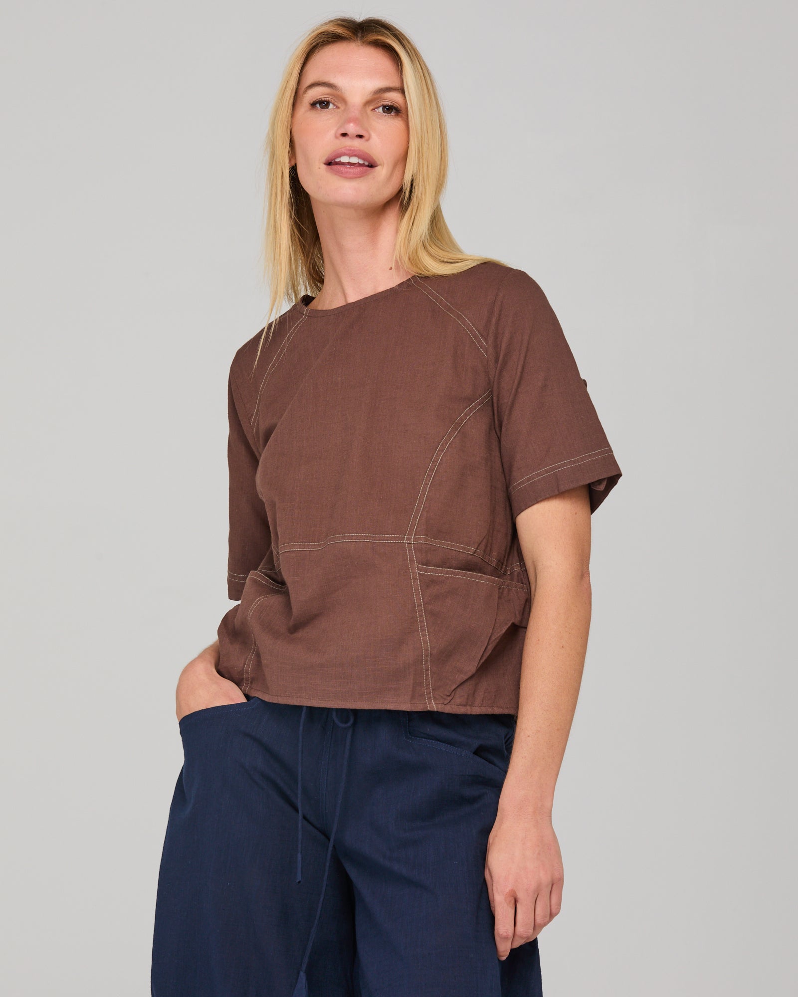 Guru Top - Dark Taupe