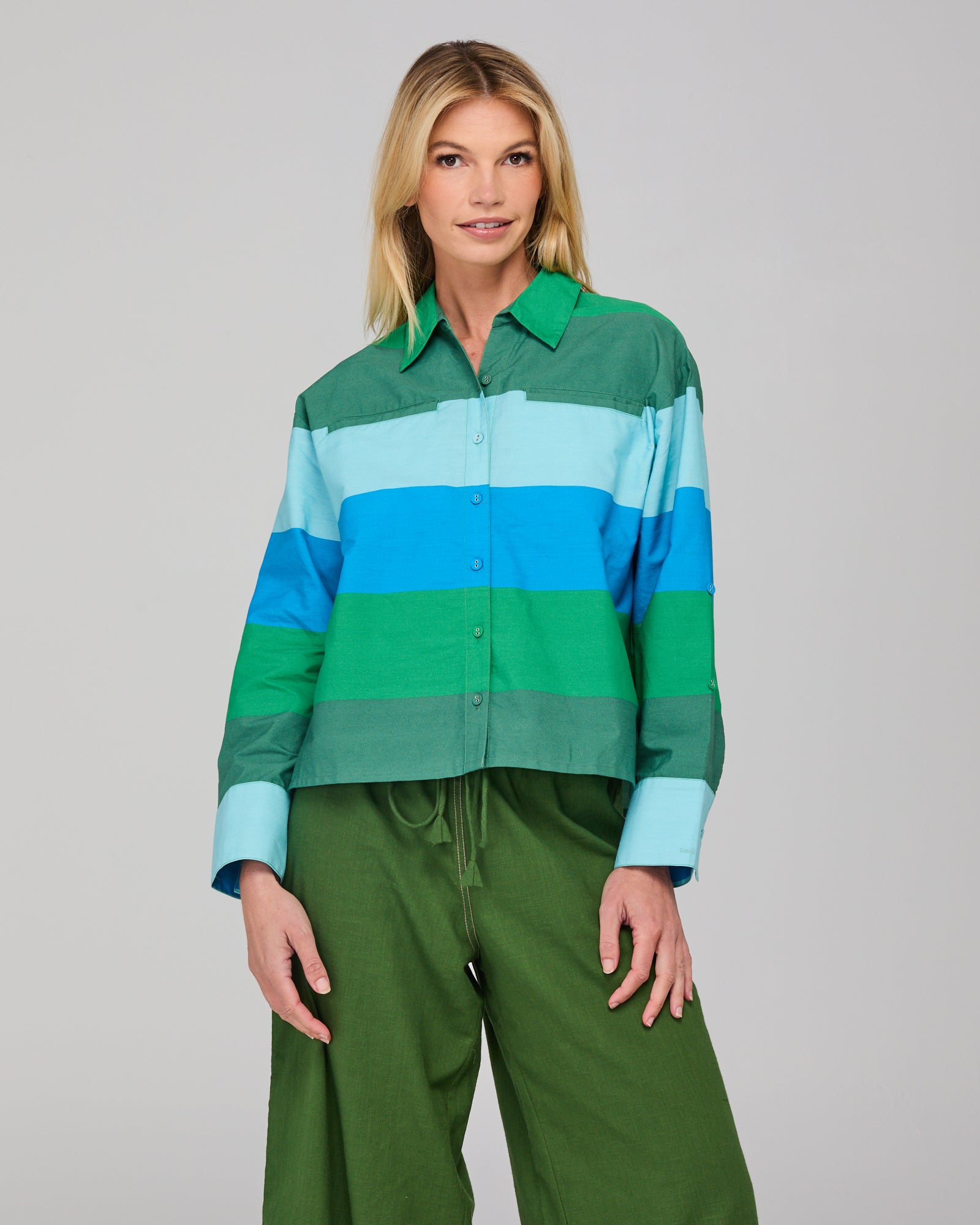 Kimi Shirt - Emi Blue