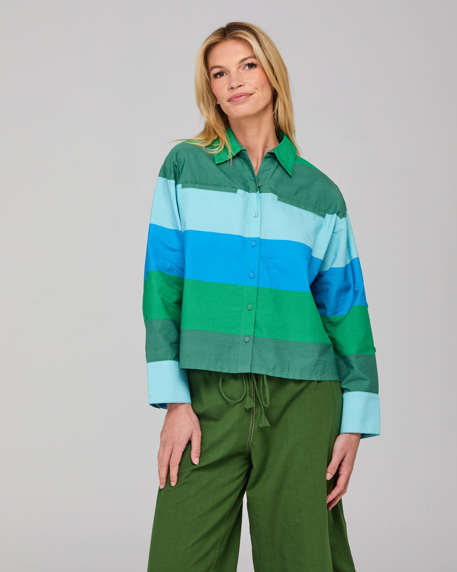 Kimi Shirt - Emi Blue