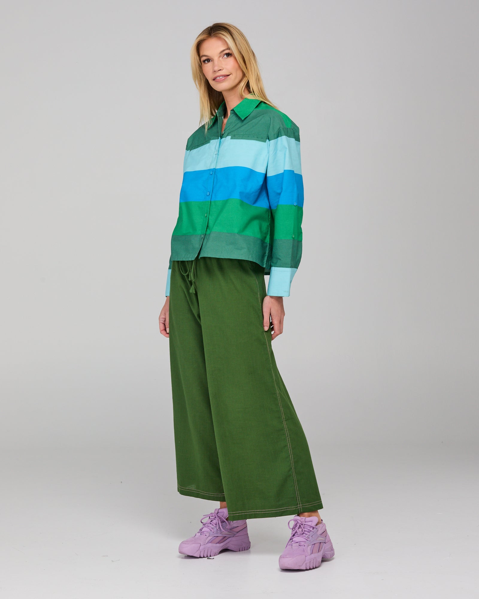 Kimi Shirt - Emi Blue