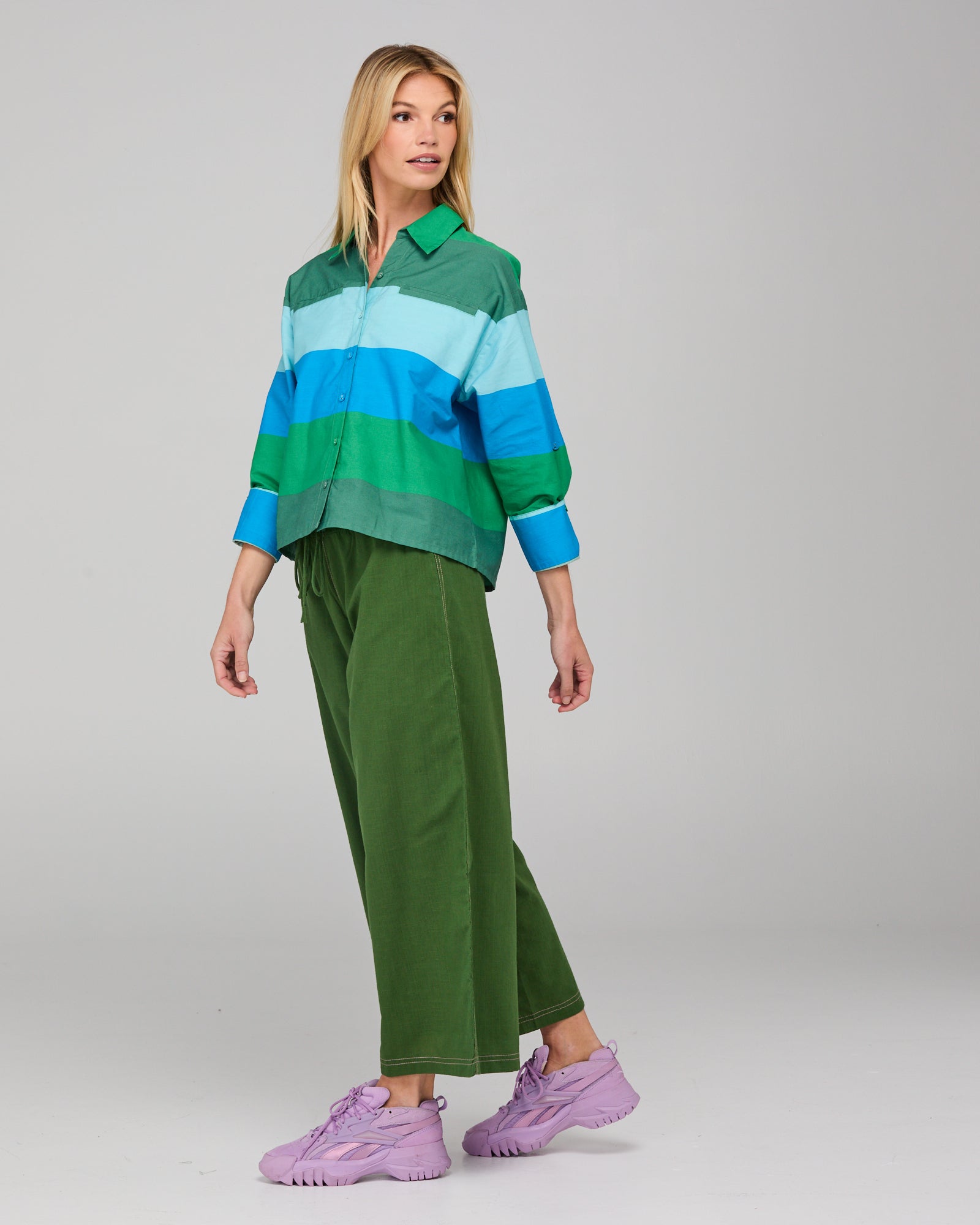 Kimi Shirt - Emi Blue