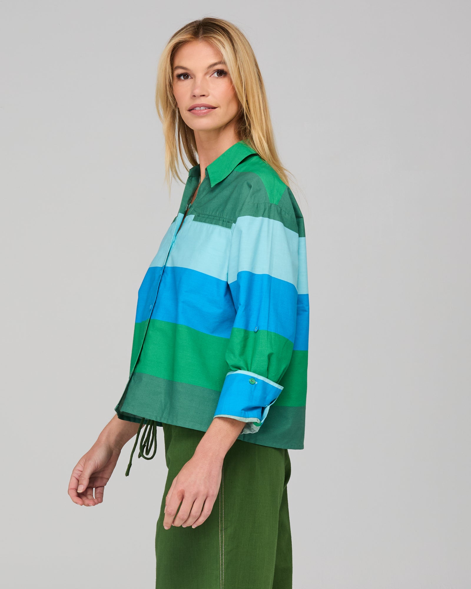 Kimi Shirt - Emi Blue