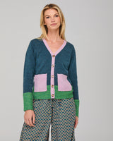 Poet Cardigan - Blue Multi