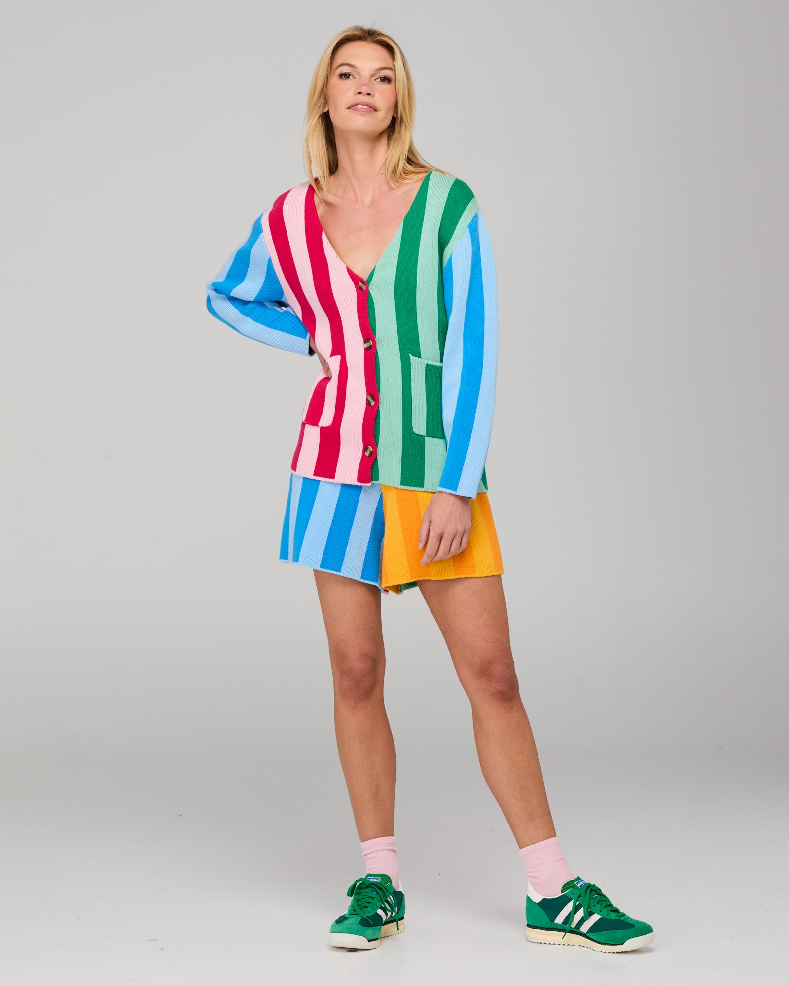 Rainbow Short - Rainbow Stripe