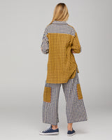 Evelina Pant- Navy Seersucker