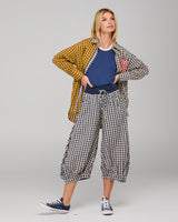 Guru Pant - Navy Seersucker