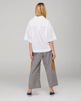 Sabal Shirt - White Mustard Embroidery