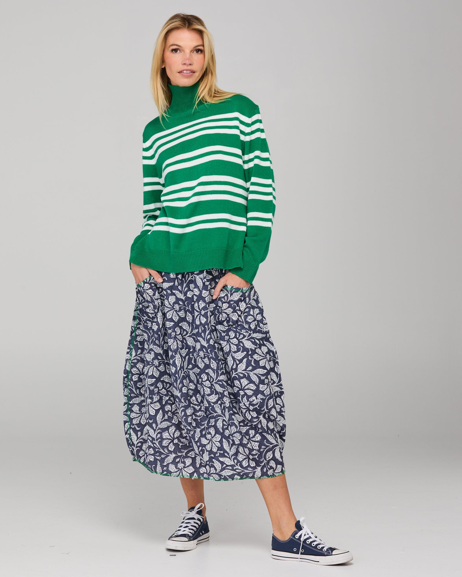 Guru Skirt - Izumi Navy