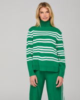 Zena Jumper  - Green Stripe