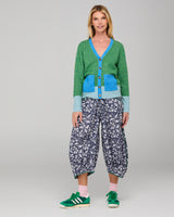 Poet Cardigan - Green Multi