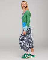 Poet Cardigan - Green Multi