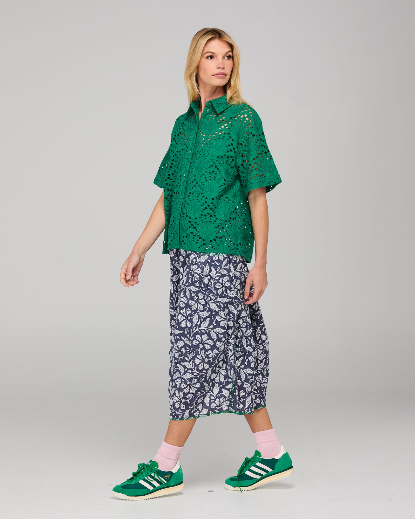 Guru Skirt - Izumi Navy
