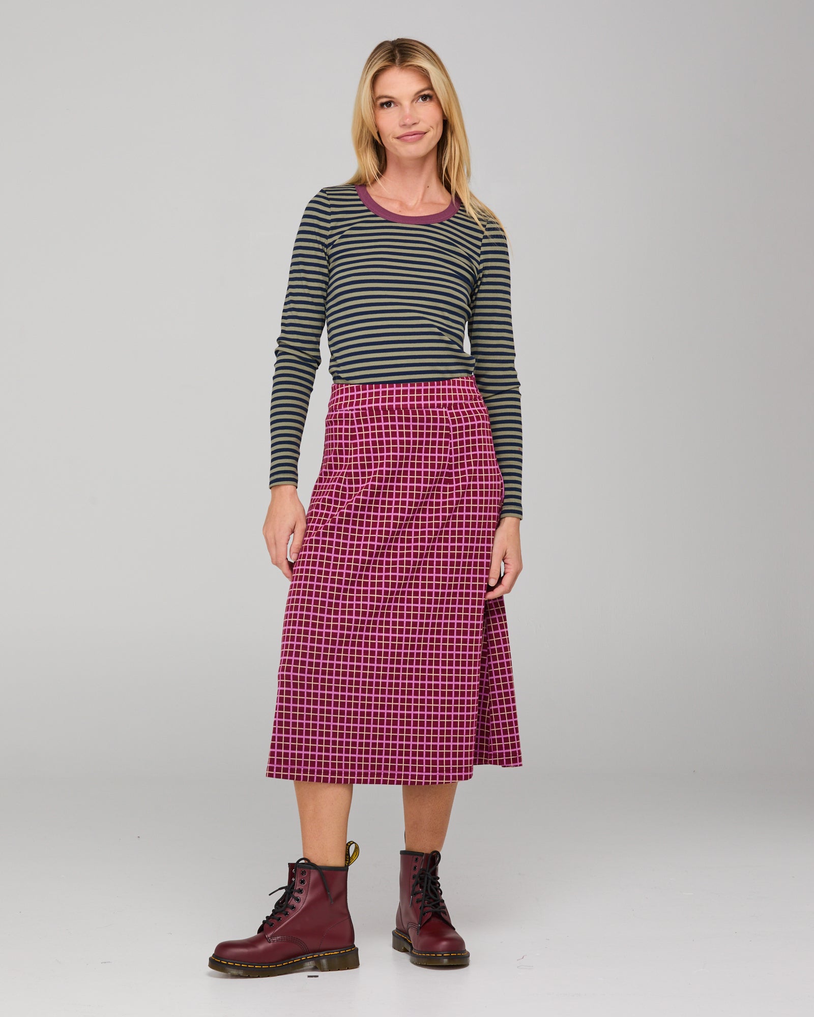 Aiko Skirt - Himari Check