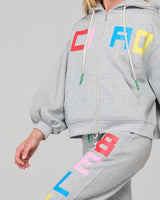 Bella Track Pant - Grey Marle