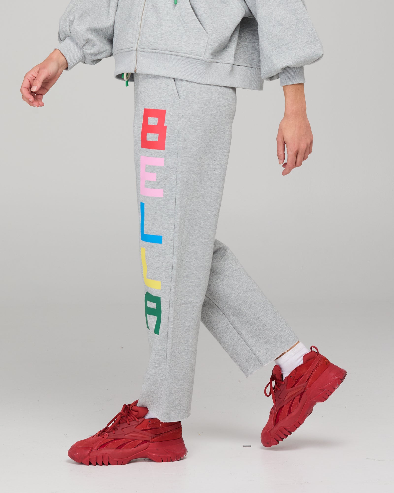 Bella Track Pant - Grey Marle