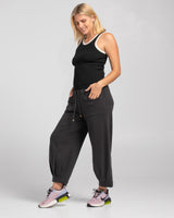 Guru Track Pant - Washed Black