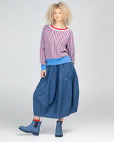Guru Skirt - Mid Wash Denim