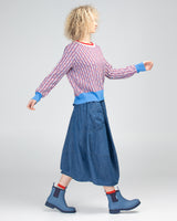 Guru Skirt - Mid Wash Denim