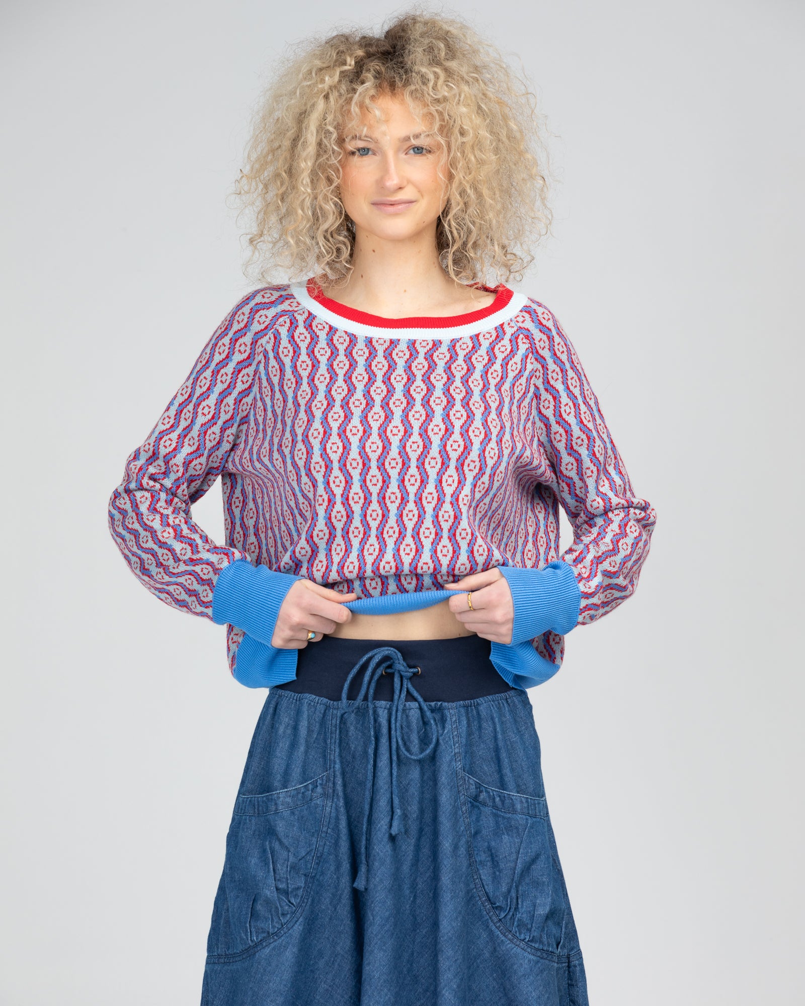 Guru Skirt - Mid Wash Denim