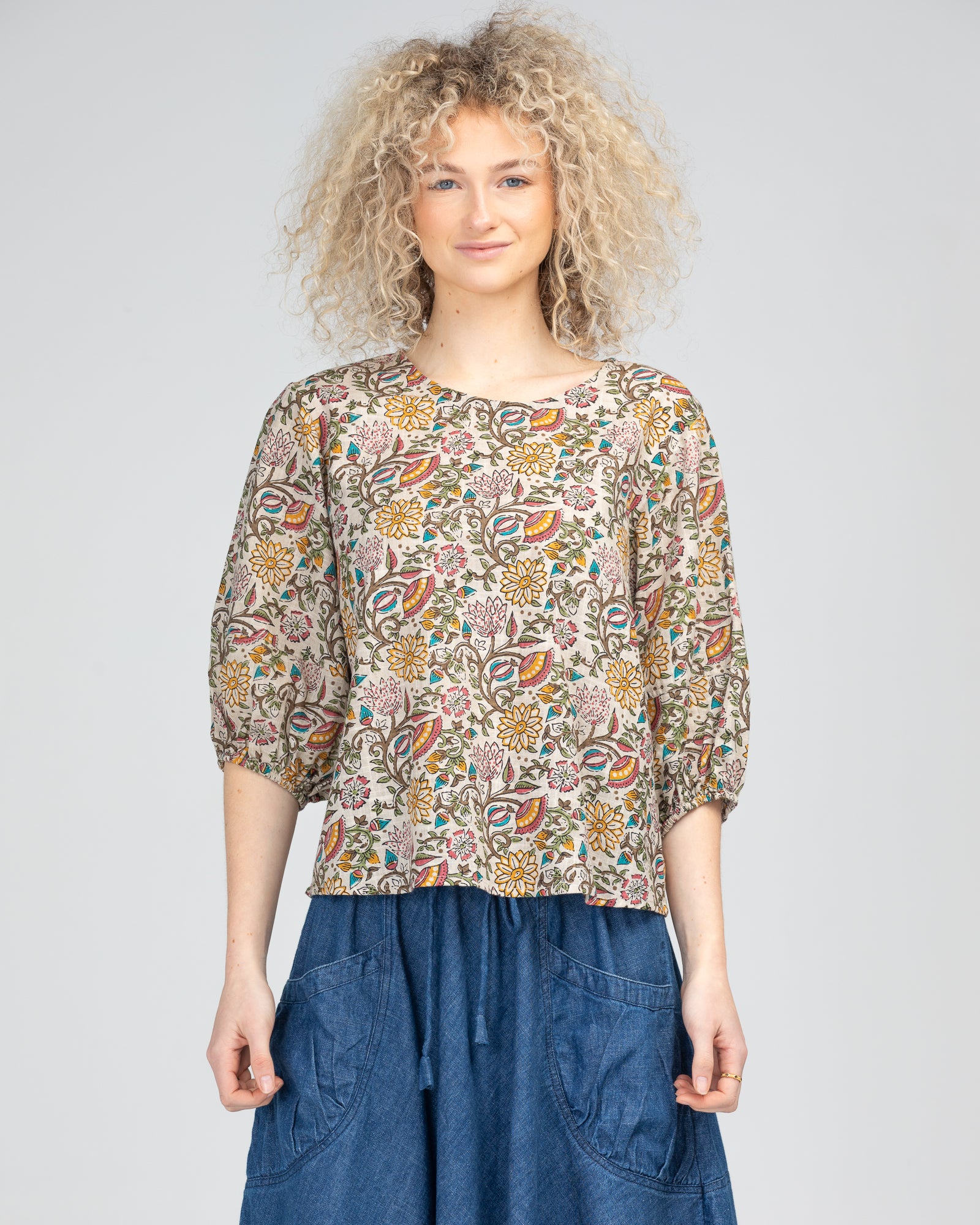 Guru Skirt - Mid Wash Denim