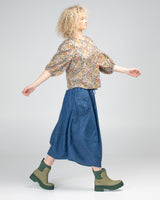 Guru Skirt - Mid Wash Denim