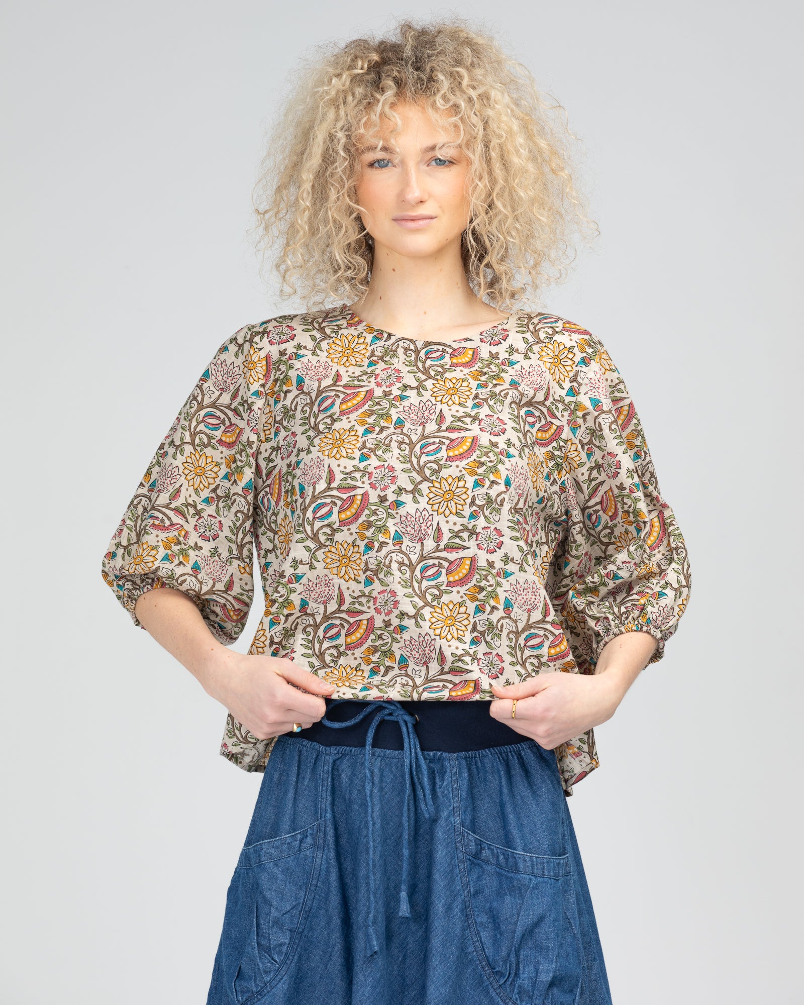 Guru Skirt - Mid Wash Denim
