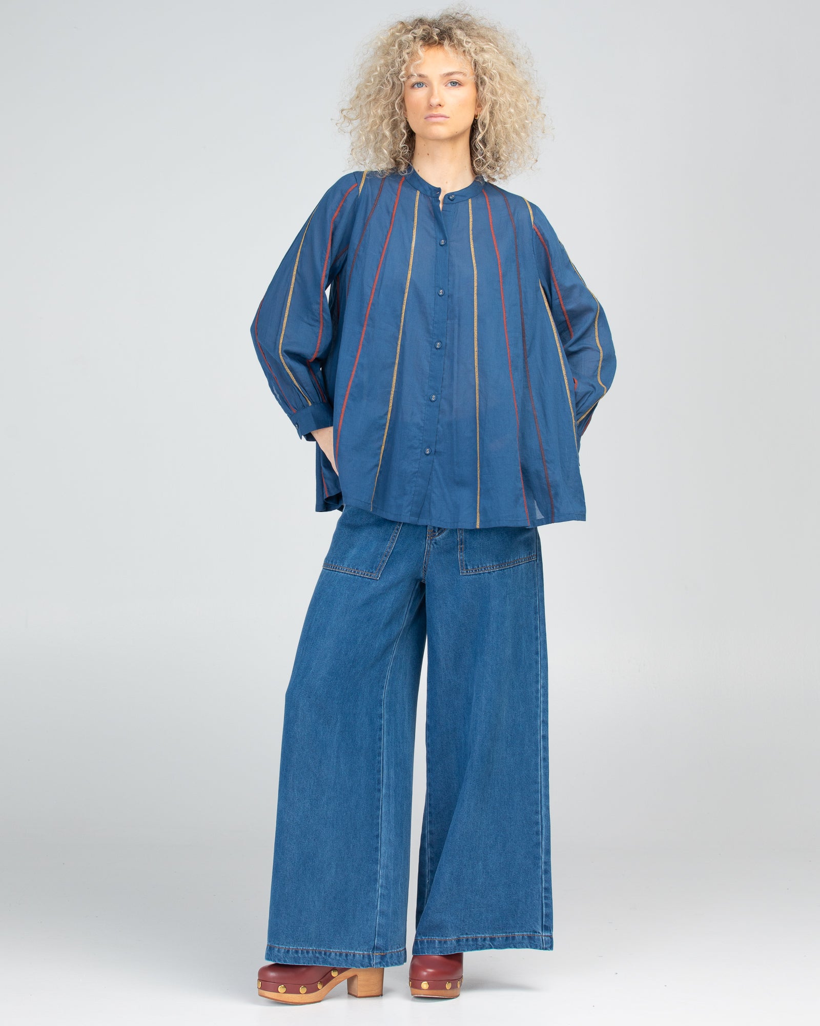 Florence Shirt - Navy