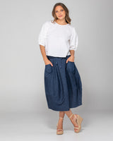 Guru Skirt Basic - Dark Denim