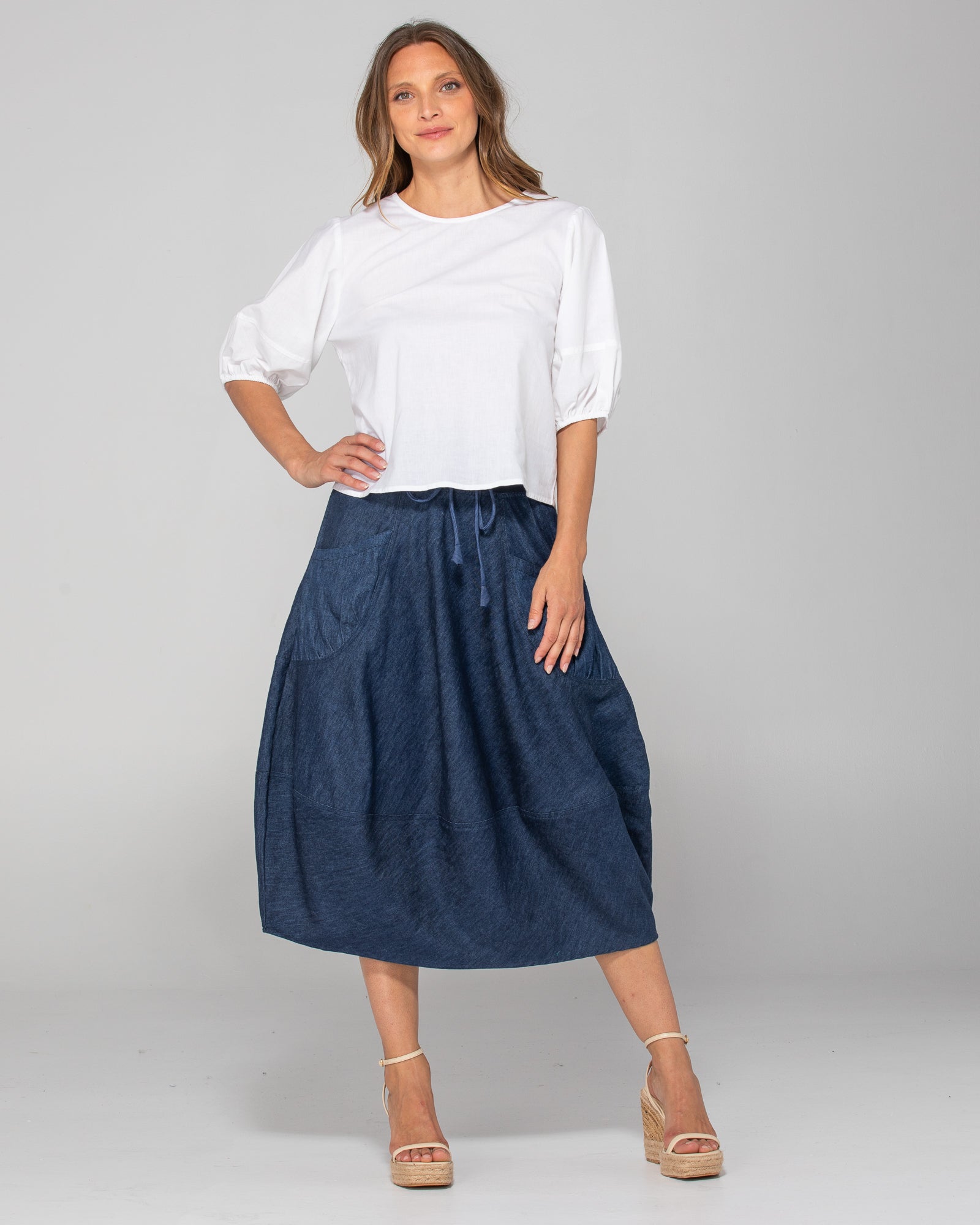 Guru Skirt Basic - Dark Denim