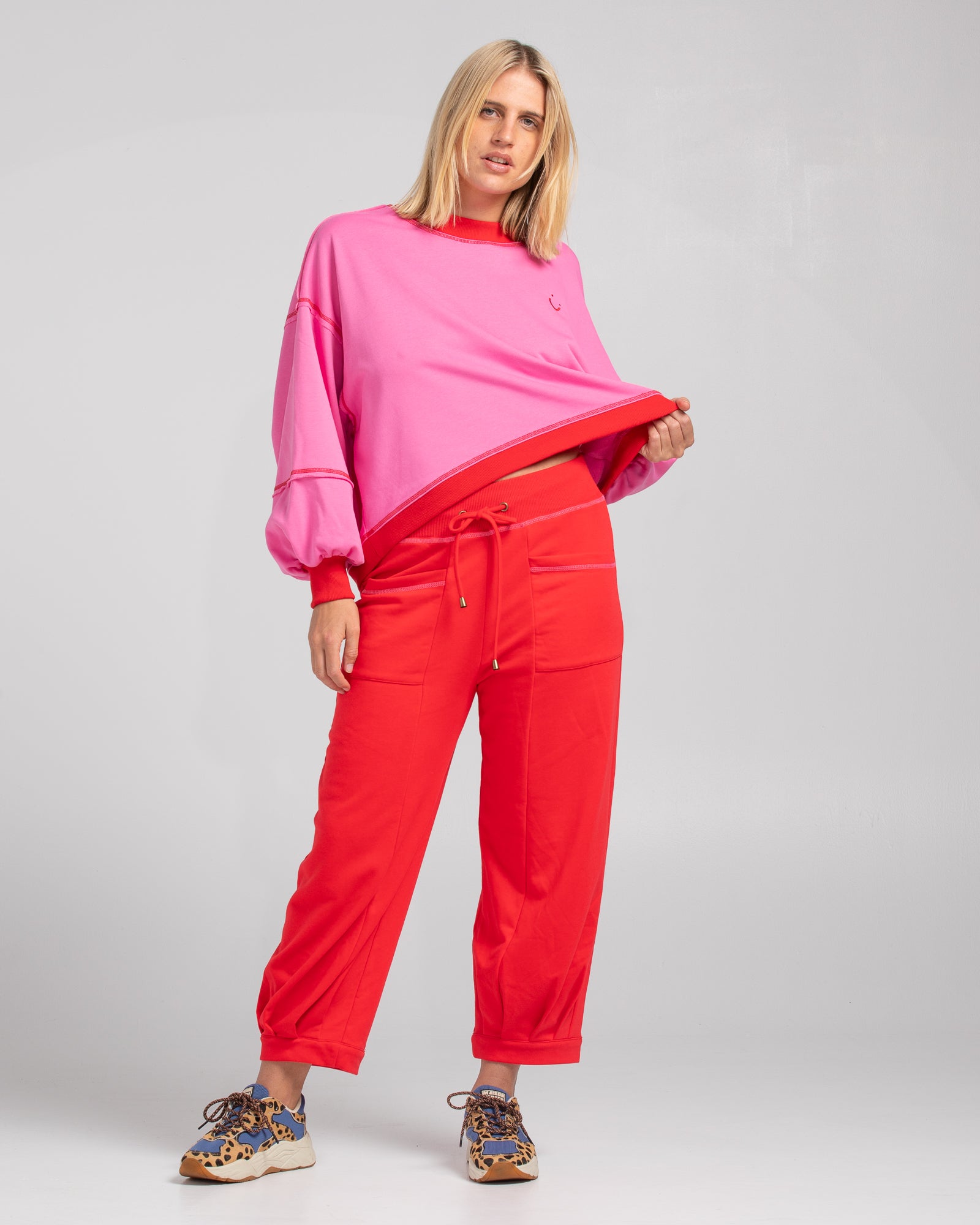 Guru Track Pant - Red
