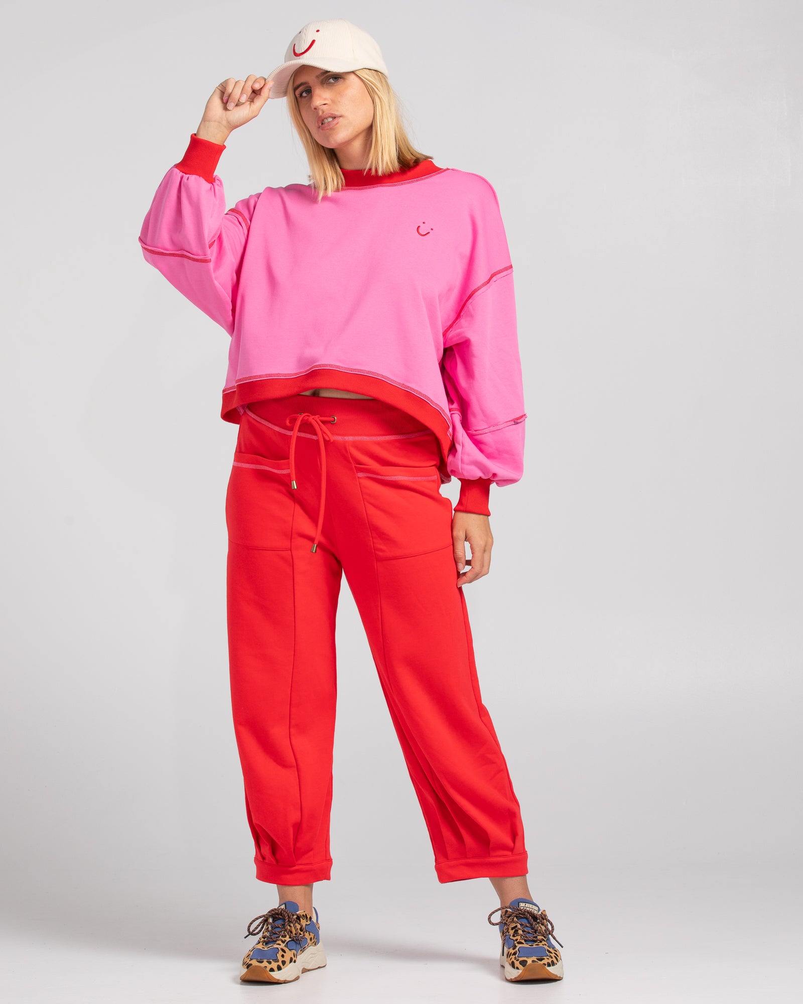 Guru Track Pant - Red