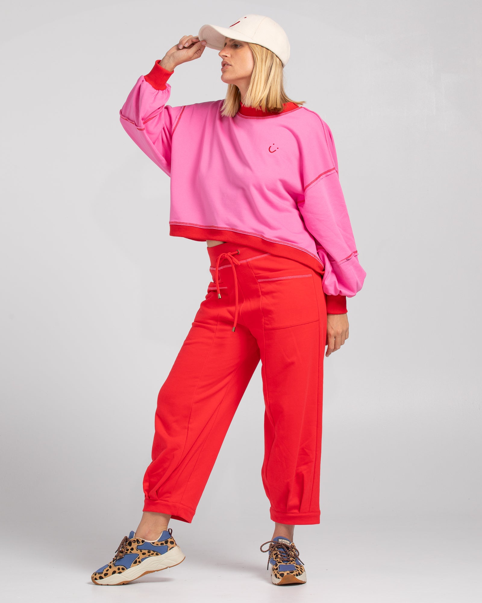 Guru Track Pant - Red