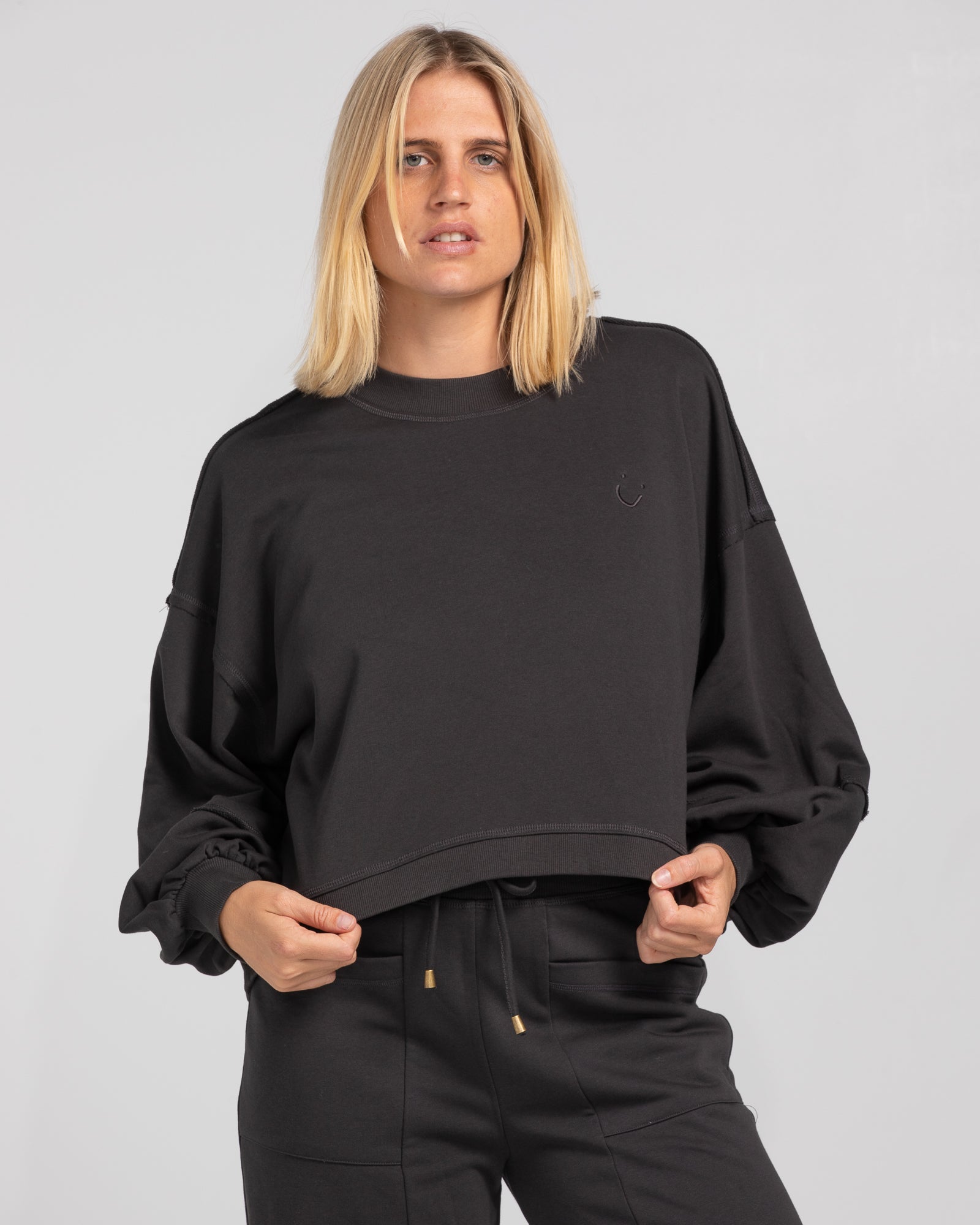 Guru Track Pant - Washed Black