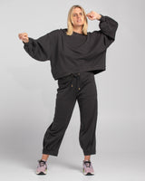 Guru Track Pant - Washed Black