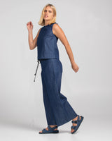Hara Top - Dark Denim
