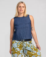 Hara Top - Dark Denim