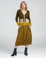 Guru Skirt - Golden Olive