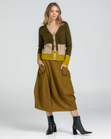 Guru Skirt - Golden Olive